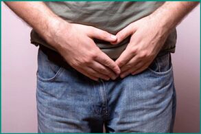 A man has chronic prostate