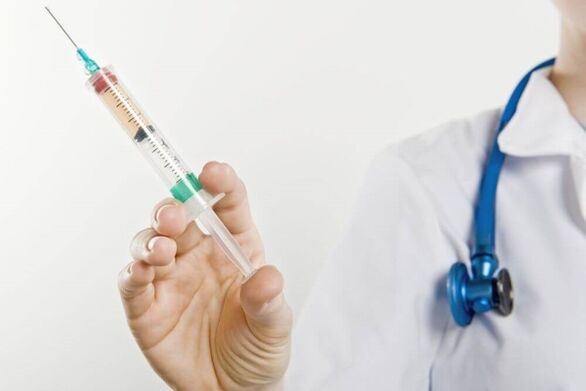 injection for the treatment of prostatitis