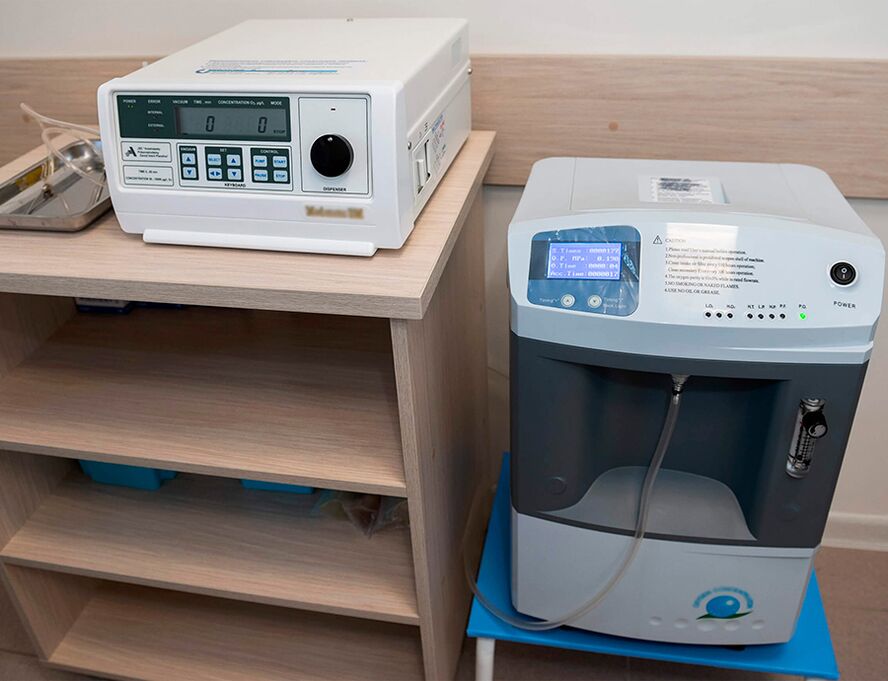 Ozonizer for the production of medical ozone