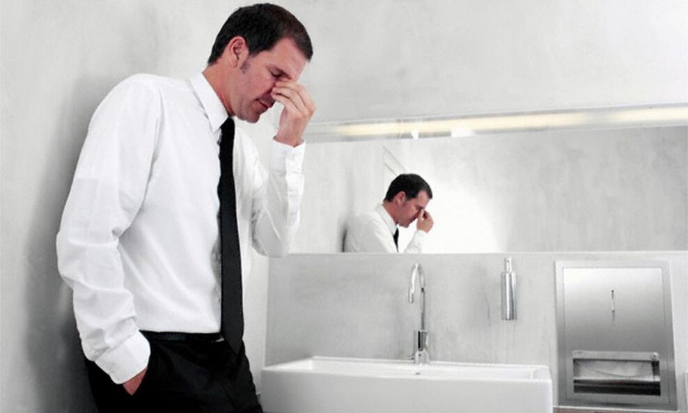 pain in a man with prostate